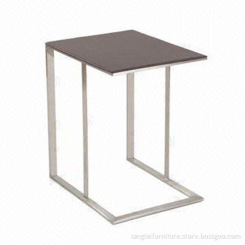 Rectangle coffee table made of stainless steel